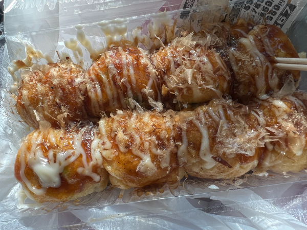 たこ焼きすずのたこ焼きのアップ